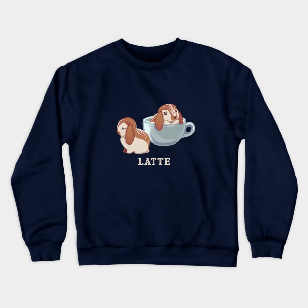 latte bunnies Crewneck Sweatshirt by Alienfirst